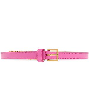 Versace Leather Belt - Pink