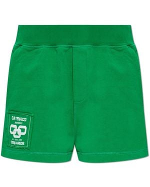 DSquared² Shorts With Logo - Green