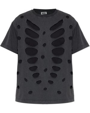 AVAVAV T-Shirt With 'Vintage' Effect - Black
