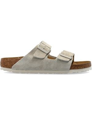 Birkenstock Arizona Bs' Slides - White