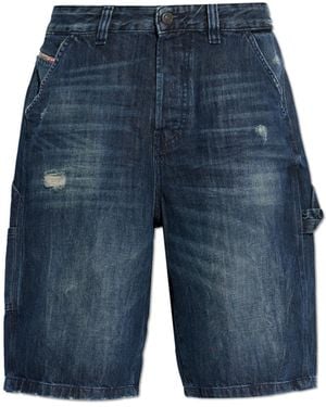DIESEL 'D-Livery-W-Short' Denim Shorts - Blue