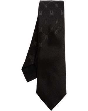Moschino Silk Tie - Black