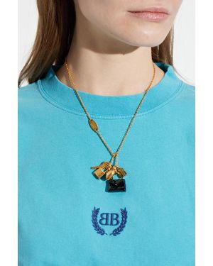 Balenciaga Necklace With Pendants - Blue