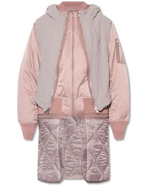 Undercover Jacket With Pockets - Pink