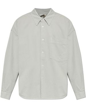 American Vintage Shirt With Pocket - Grey