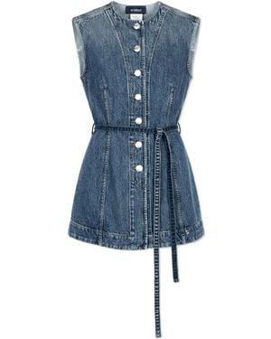 Sportmax Denim Vest "Dominio" - Blue