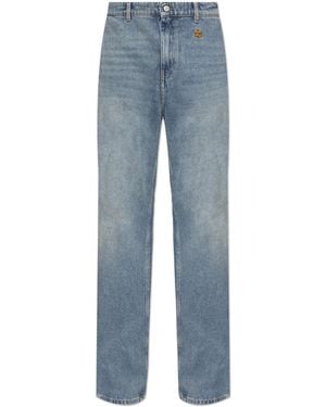 Courreges Wide-Leg Jeans - Blue