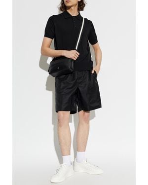 Ami Paris Shorts With Pockets - Black