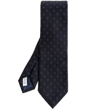 Ferragamo Silk Tie - Blue