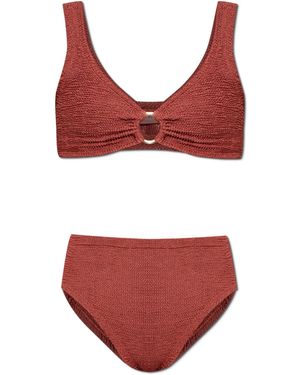 Hunza G Two-Piece Swimsuit 'Nadine' - Red