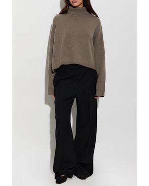 Lisa Yang 'Zelrina' Turtleneck Sweater - Brown