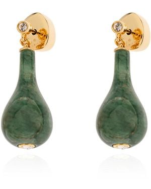 TOTEME Earrings With Crystal - Metallic