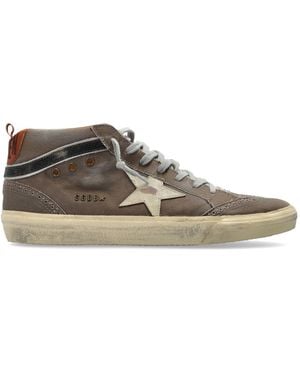 Golden Goose "Mid Star Classic" Sports Shoes - Brown