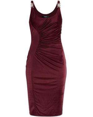 Versace Draped Dress - Red