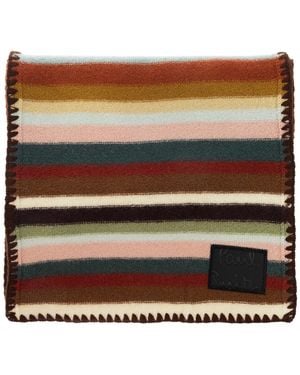 Paul Smith Wool Striped Scarf - Black