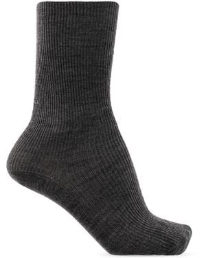 Balenciaga Wool Socks - Black