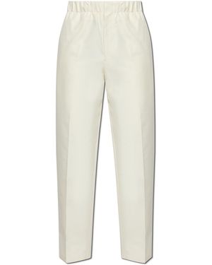 Jil Sander Creased Trousers - White