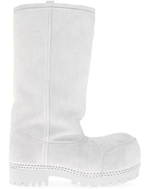 Balenciaga 'Alaska Fur' Snow Boots - White