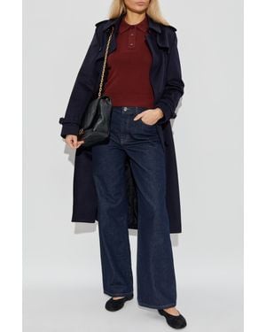 Burberry Trench Coat 'Kensington' - Blue