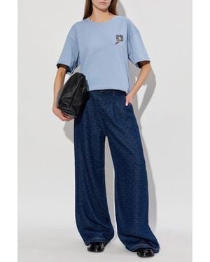 Munthe T-Shirt 'Rubio' - Blue