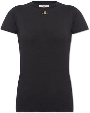 Vivienne Westwood 'Peru' T-Shirt With Logo - Black
