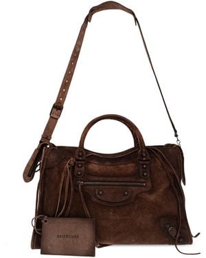 Balenciaga 'Le City Medium' Bag - Brown