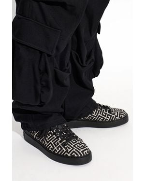 Balmain "B-Court" Sports Shoes - Black