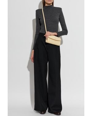 Jil Sander Wool Gabardine Pants - Black