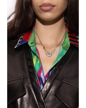 Versace Medusa Head Necklace - Black