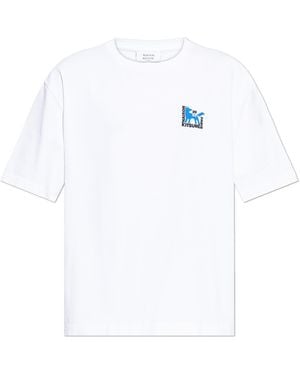 Maison Kitsuné T-Shirt With Print - White