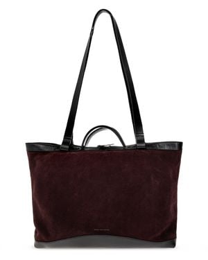 Dries Van Noten Suede Bag - Red