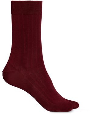 Maison Margiela Socks With 'Tabi' Cutout - Red