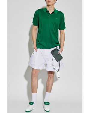 LACOSTE RUNWAY Shorts With Logo - Green