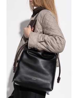Loewe "Flamenco" Shoulder Bag - Black