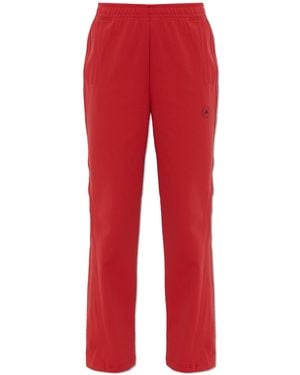 adidas By Stella McCartney Trousers With Logo - Red