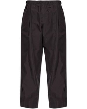 Homme Plissé Issey Miyake Loose-Fit Trousers - Black