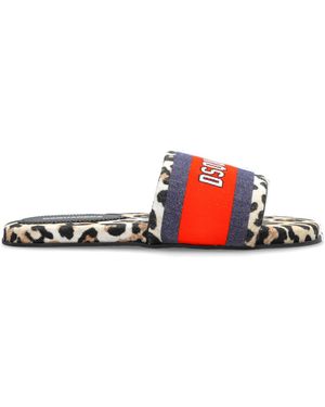 DSquared² Flip-Flops With Logo - White