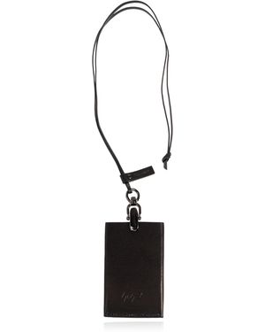discord Yohji Yamamoto Leather Card Holder - White