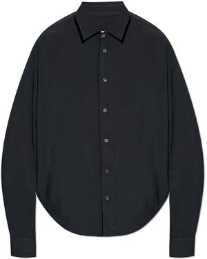 Ami Paris Shirt With Logo - Blue