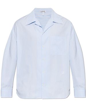 Loewe Shirt With Stripe Pattern - Blue