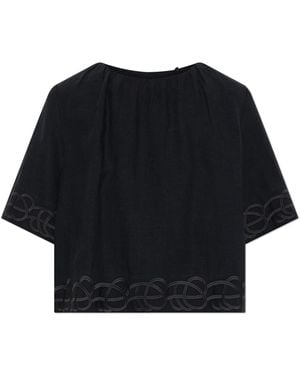 By Malene Birger Top 'Marian' - Black