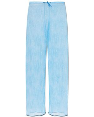 Oséree Lace Trousers - Blue