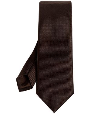 Giorgio Armani Silk Tie - Brown