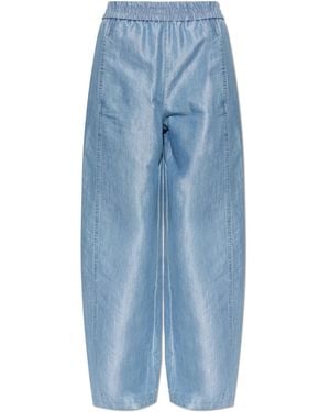 Emporio Armani High-Waisted Jeans - Blue