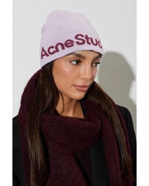 Acne Studios Cap With Logo - Pink