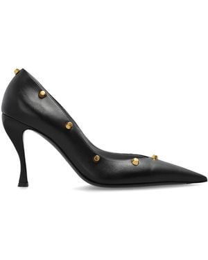 Balenciaga High-Heel Pumps 'M.City' With Studs - Black