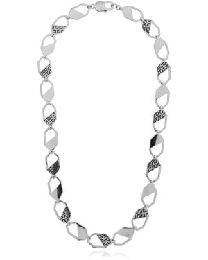 Fendi Brass Necklace - White