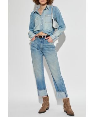 R13 Denim Shirt - Blue