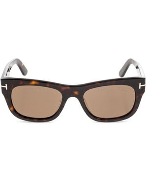 Tom Ford "Marshall-02" Sunglasses - Brown