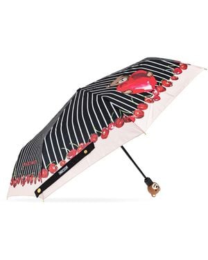 Moschino Folding Umbrella - Black